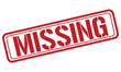 © Irfan 85 - MISSING red stamp text vector, rubber stamp
