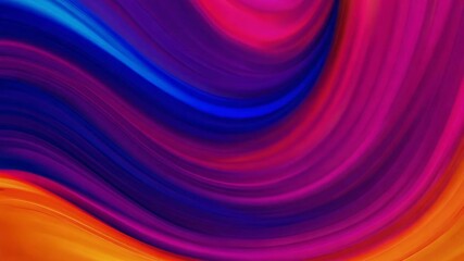 Poster - vibrant abstract swirls: dynamic flow of blended colors creates an abstract swirl pattern, evoking a