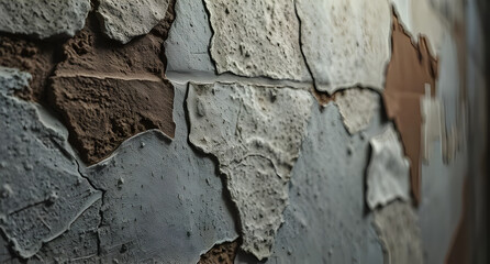 Wall Mural - Cracked wall Texture