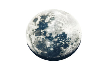 Wall Mural - A vivid depiction of Earth and the Moon, showcasing the beauty of our planet and its natural satellite, perfect for educational and artistic purposes.