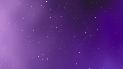 Wall Mural - Abstract Purple Gradient Background With Soft Glowing Particles and Stars