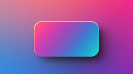 Poster - Rounded rectangle floating over gradient background with shadow