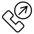 © Aryan - Outgoing Call Icon