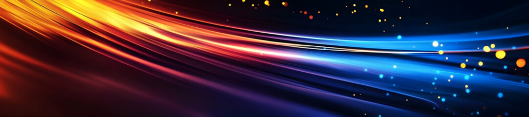Wall Mural - vibrant and dynamic background with glowing light streaks, perfect for creating an energetic atmosph