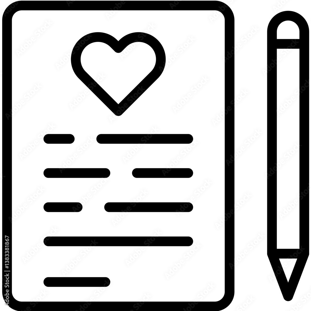 Wedding Certificate Icon