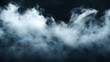© AI PIONEER STUDIO - Swirling Realistic Smoke Cloud on Dark Background
