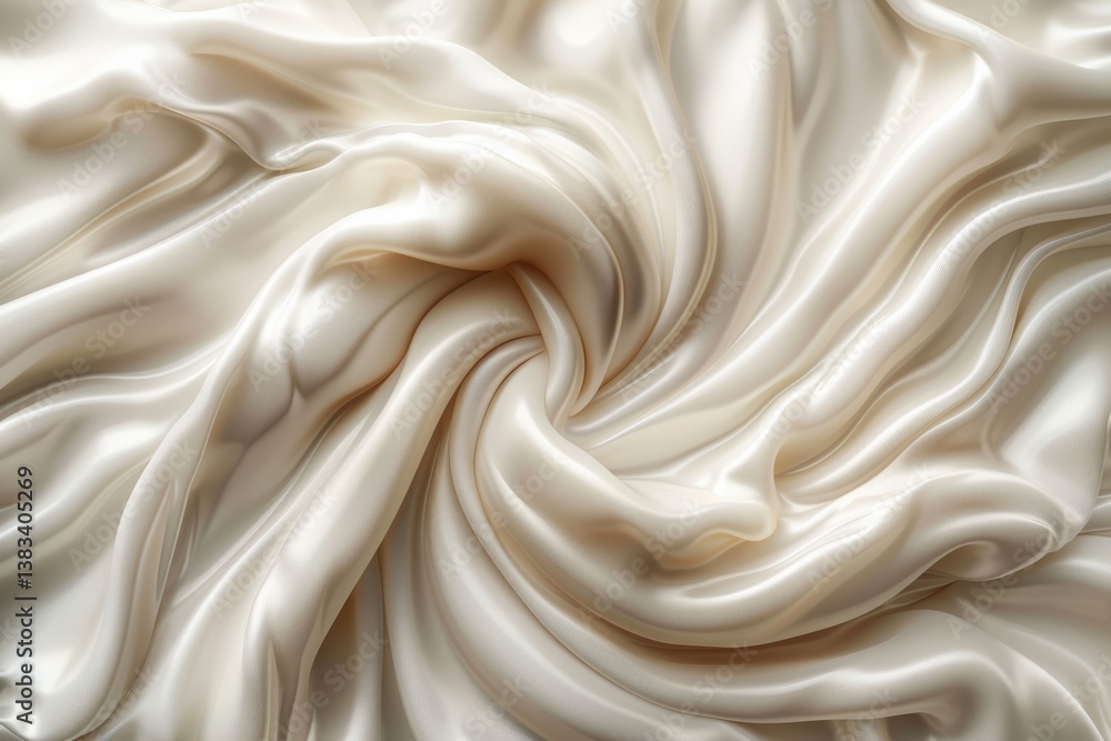 Real photo of milk circle ripple, drop of splash water waves, top view ...
