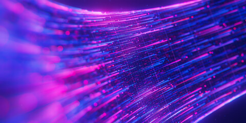 Wall Mural - closeup of bigdata light speed flow. abstract digital data stream of quantum computing. cyberspace o