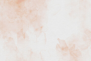 Wall Mural - Light pink abstract watercolor background. Hand drawn tender texture.