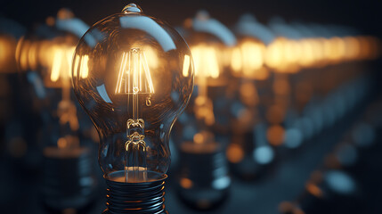 Poster - Question marks on light bulb