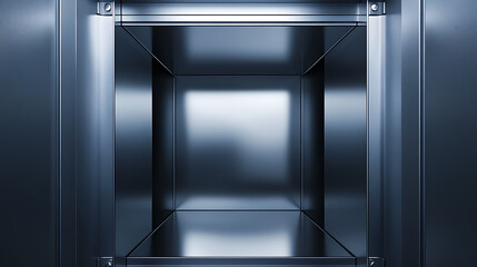 Poster - Security metal safe with empty space inside