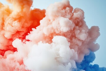 Poster - Immersive Fluid Dynamics Abstract Color Explosion Visualization for Digital Marketing, Brand Innovation and Sensory Design Experiences