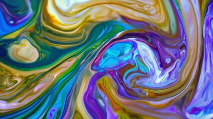Wall Mural - abstract swirls of color: a vibrant display of swirling hues creates a mesmerizing and dynamic visua