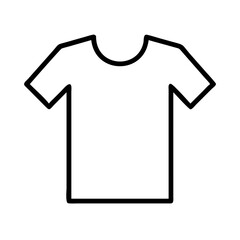 outline t shirt vector graphic design template for clothing apparel fashion and basic wear design ne