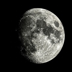 moon black background