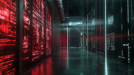 Fototapete - Cyber security business concept background