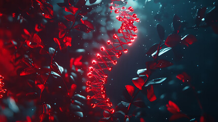 Aufkleber - Dna formula research and full analysis with the obtained data in hud style