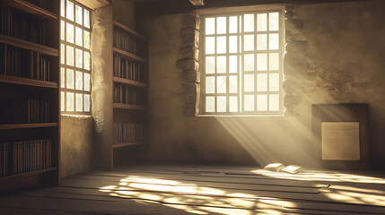 Fototapete - Empty perchment, illustration