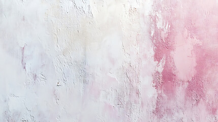 Poster - Art oil and acrylic smear blot canvas painting wall, abstract texture pastel color stain brushstroke texture background