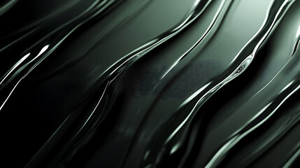 Leinwandbilder - Black and green dark are light with the gradient is the surface with templates metal texture soft lines tech gradient abstract diagonal background silver black sleek