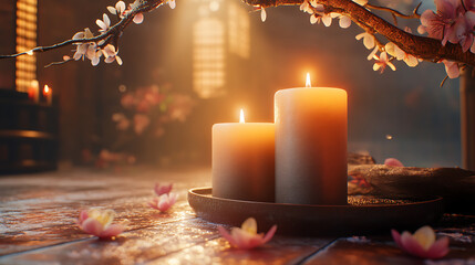 Poster - Candles for relaxation