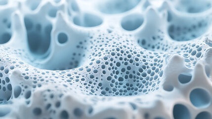 Poster - Close-up of a water purification membrane showcasing its intricate structure, essential for wastewater recycling and filtration processes