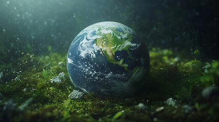 Poster - Concept of environmentally friendly technology, sustainable development goals, see the video version in my portfolio