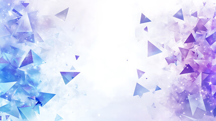 Poster - Abstract background with blue and pink shiny vertical lines