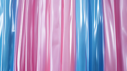 Poster - Abstract background with blue and pink shiny vertical lines