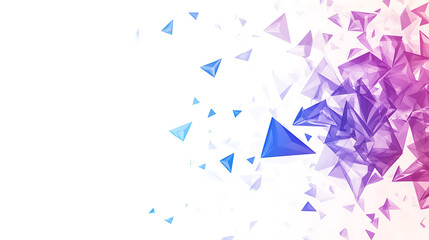 Poster - Abstract background with blue and pink shiny vertical lines