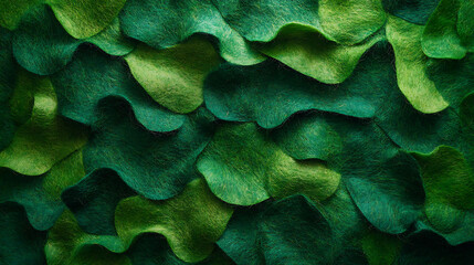 Poster - Green felt as background or texture, with copyspace for your message