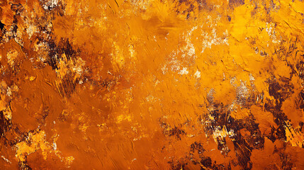 Poster - Grunge rusty orange brown metal texture background and wallpaper, material concept for architectural design