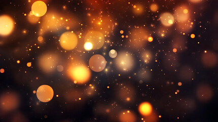 Fototapete - Light beige background with blurred bokeh lights, creating an elegant and soft atmosphere for design projects