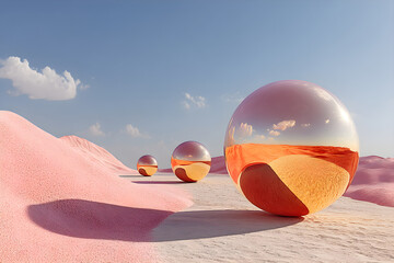 Wall Mural - egg on the beach