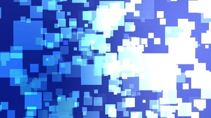 Wall Mural - blue and white abstract background of overlapping squares. perfect for website design, social media 