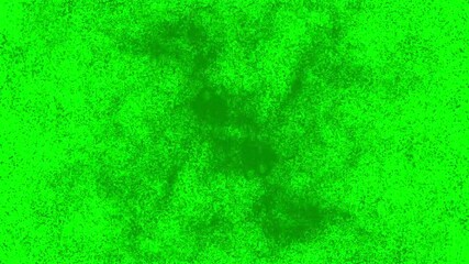 green screen Particles flying in the wind on an abstract universe background. Animation