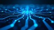 © Chrishen - Abstract Blue Circuit Board Technology Background