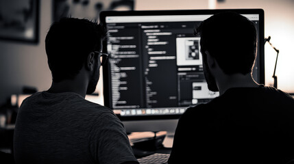 Set of isometric vector illustrations depicting web development process. Web page templates for graphic design. Pictures demonstrating team of programmers and developers working on websites.