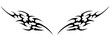 © Neocozmo Graphic - Neo tribal tattoo design Y2k style with transparent background