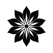 © BIMALKUMAR - vector silhouette of a flower