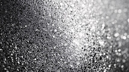 Aufkleber - Water drops creating abstract background on glass with blur effect