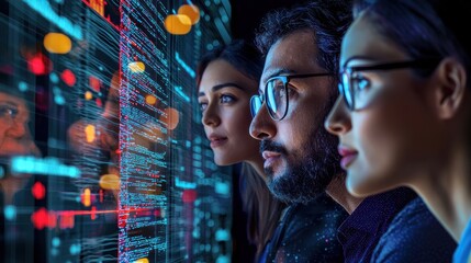 teamwork, innovation, and data analysis: a collaborative effort in the digital realm.