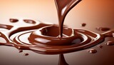 とろけるチョコレートの背景