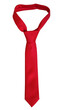 © Ganna Zelinska - Red tie isolated. Changes and challenges concept. New business.