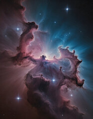Wall Mural - The Ethereal Beauty of the Eagle Nebula