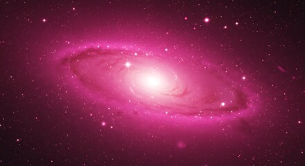 crimson cosmic bloom ai generated