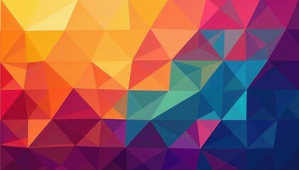 Wall Mural - repeating triangular shapes form a vibrant geometric design , creative, texture