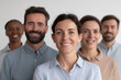 © Rohit Rao - Close-up Portrait of a Diverse and Happy Team of Office Coworkers
