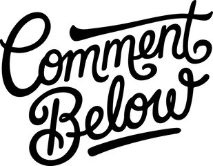 Comment Below.