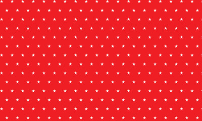 Poster - abstract white star pattern on red can be used background, banner, poster.